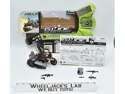 Snarler Cycle With Rollbar &amp; Beachhead 100% Complete G.I. Joe 2009 Action Figure