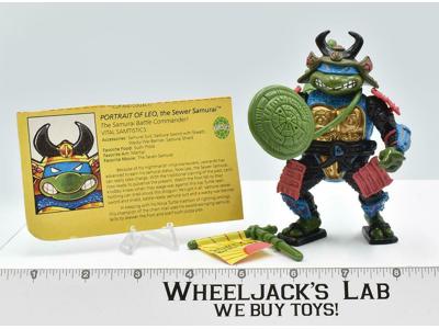 Sewer Samurai Leo 100% Complete Teenage Mutant Ninja Turtle 1990 Playmates