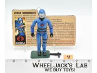 Cobra Commander #4 V1.5 Swivel Arms 100% Complete 1983 GI Joe Hasbro