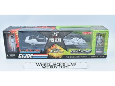 Evolution of the Rockslide ATAV Snowjob G.I. Joe Past &amp; Present 2009 Hasbro MISB