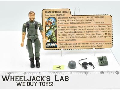 Breaker #2 V1 STRAIGHT ARM 100% Complete 1982 GI Joe ARAH Hasbro Action Figure