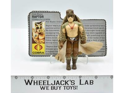 Raptor V1 1987 GI Joe ARAH Hasbro Vintage Action Figure