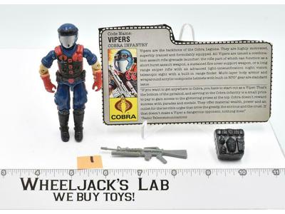 Vipers #1 V1 100% Complete ARAH 1986 GI Joe Hasbro Vintage Action Figure