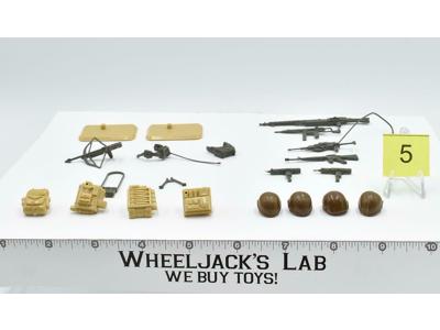 Lot Battle Gear Accessory 1 Set 5 1983 Weapons GI Joe Vintage Action Figure