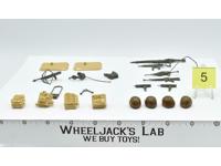 Lot Battle Gear Accessory 1 Set 5 1983 Weapons GI Joe Vintage Action Figure