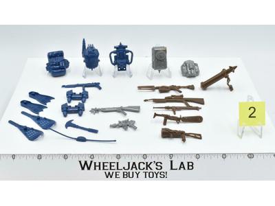 Lot Battle Gear Accessory 6 Set 2 1988 Weapons GI Joe Vintage Action Figure