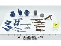 Lot Battle Gear Accessory 6 Set 2 1988 Weapons GI Joe Vintage Action Figure