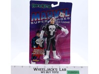 The Punisher Marvel Super Heroes 1989 Just Toys Bend-Ems MOSC New