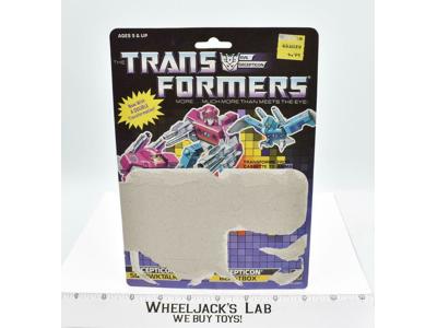 Squawktalk &amp; Beastbox Cardback 1987 Vintage Hasbro G1 Transformers Action Figure