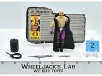 Dr. Mindbender #2 V1 100% Complete 1986 GI Joe Vintage Hasbro Action Figure