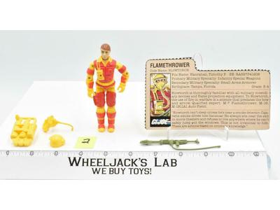 Blowtorch #2 V1 100% Complete 1984 GI Joe Hasbro Vintage Action Figure