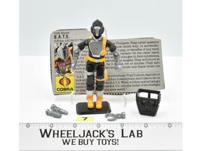 B.A.T.S. #7 V1 100% Complete ARAH 1986 GI Joe Hasbro Vintage Action Figure