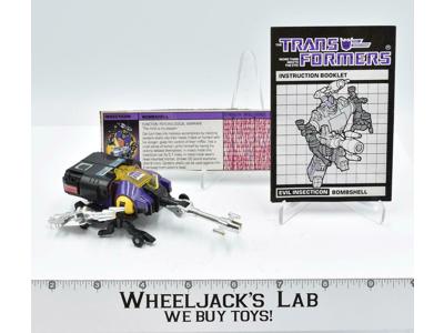 Bombshell 100% Complete 1985 G1 Transformers Rhinoceros Beetle Action Figure