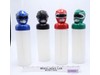 Lot of 4 Power Rangers Water Bottles 1994 Bandai Action Figures
