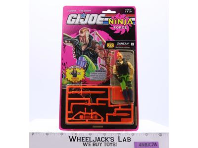 Zartan GI Joe Ninja Force 1992 Hasbro Vintage Action Figure NEW MOSC SEALED