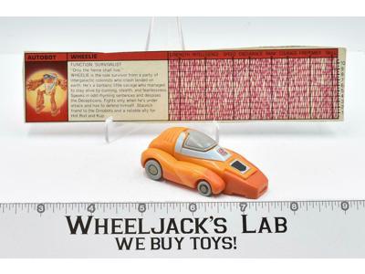 Wheelie 100% Complete 1986 Vintage Hasbro G1 Transformers Action Figure