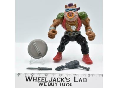 Bebop HARD HEAD 100% Complete Teenage Mutant Ninja Turtles 1988 Playmates