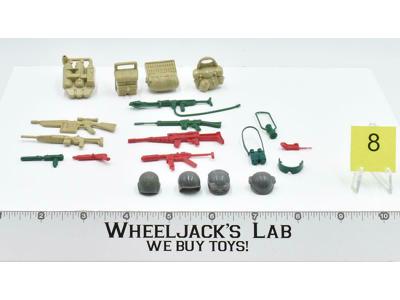Lot Battle Gear Accessory 3 Set 8 1985 Weapons GI Joe Vintage Action Figure