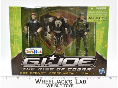 Senior Ranking Officers G.I. Joe Rise of Cobra 2009 Hasbro SEALED MISB NEW