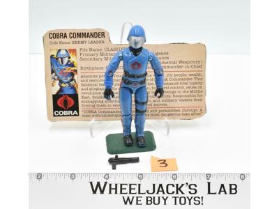 Cobra Commander #3 V1.5 Swivel Arms 100% Complete 1983 GI Joe Hasbro