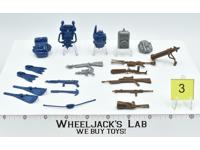 Lot Battle Gear Accessory 6 Set 3 1988 Weapons GI Joe Vintage Action Figure