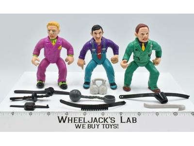 Lot of Dick Tracy 1990 Playmates Vintage Action Figures Rodent Influence Mumbles