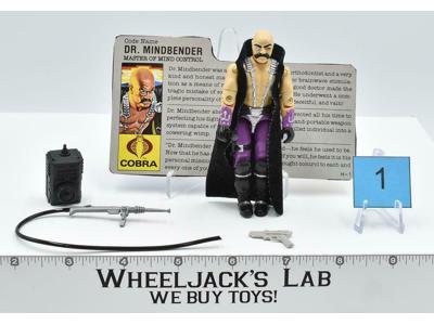 Dr. Mindbender #1 V1 100% Complete 1986 GI Joe Vintage Hasbro Action Figure