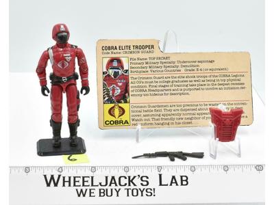 Crimson Guard #6 V1 100% Complete GI Joe Figure ARAH 1985 Vintage Hasbro