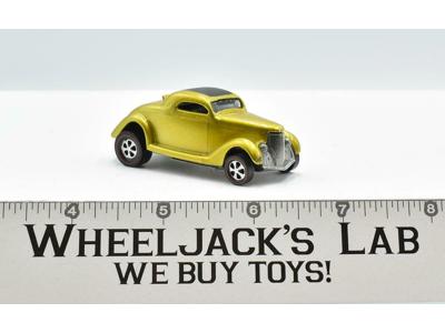 Classic '36 Ford Coupe Gold 1968 Restored Redline Hot Wheels Mattel Vintage RL