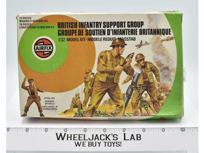 British Infantry Support Group AirFix Model Figures 75piece 1/32 Scale Model Kit