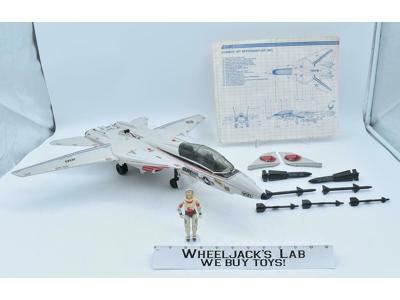 Skystriker XP-14F &amp; Ace G.I. Joe 1983 Cobra Vehicle Hasbro Action Figure Vintage