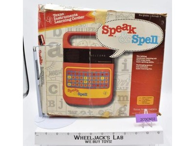Speak and Spell Electronic Game 1980 Texas Instruments