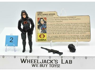 Baroness #2 V1 100% Complete 1984 GI Joe ARAH Hasbro Vintage Action Figure
