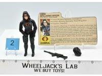 Baroness #2 V1 100% Complete 1984 GI Joe ARAH Hasbro Vintage Action Figure
