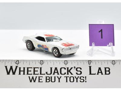 Snake 2 #1 White 1969 Mattel Vintage Hot Wheels Redlines