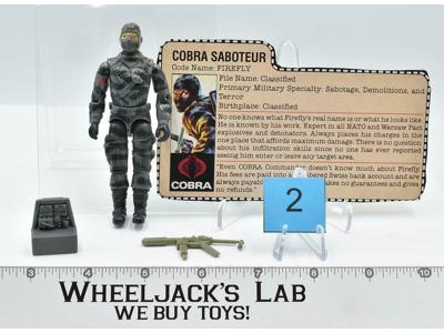 Firefly #2 V1 1984 GI Joe ARAH Hasbro Vintage Action Figure