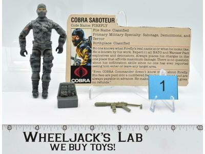 Firefly #1 V1 1984 GI Joe ARAH Hasbro Vintage Action Figure