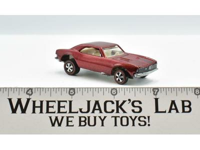 Custom Camaro Red Restored Hot Wheels 1967 Redline Vintage RL