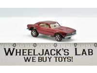 Custom Camaro Red Restored Hot Wheels 1967 Redline Vintage RL