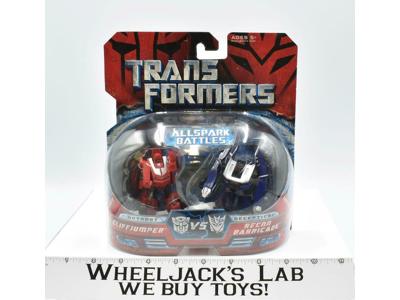 Cliffjumper vs Barricade Transformers Allspark Battles 2007 Hasbro NEW MISB
