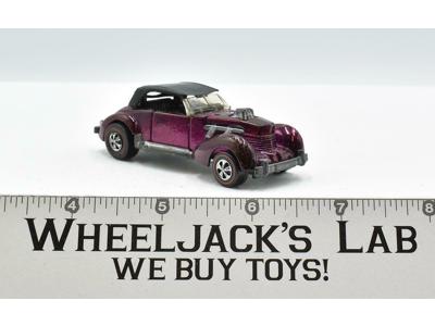 Classic Cord Magenta 1971 Hot Wheels Mattel Vintage RL
