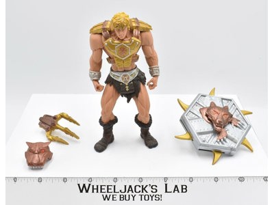He-Man Wolf Armor 200x Masters of the Universe 2002 Mattel 100% Complete