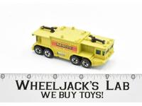Airport Rescue Fire Dept. Yellow 1979 Mattel Vintage Hot Wheels Blackwalls