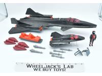 Cobra Night Raven &amp; Strato-Viper SR-71 Blackbird Jet 1986 GI Joe Hasbro Vintage