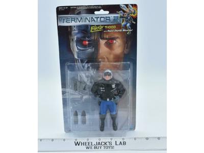 Blaster T-1000 Police Officer Terminator 2 1991 Kenner Action Figure MOSC
