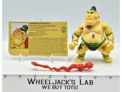 Tattoo 100% Complete Teenage Mutant Ninja Turtles TMNT 1991 Playmates Figure