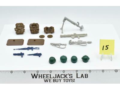 Lot Battle Gear Accessory 2 Set 15 1984 Weapons GI Joe Vintage Action Figure