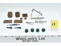 Lot Battle Gear Accessory 2 Set 15 1984 Weapons GI Joe Vintage Action Figure