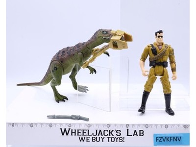 Baryonyx W/Dinosaur Tracker Jurassic Park Dinosaurs Hasbro 1999 Action Figure