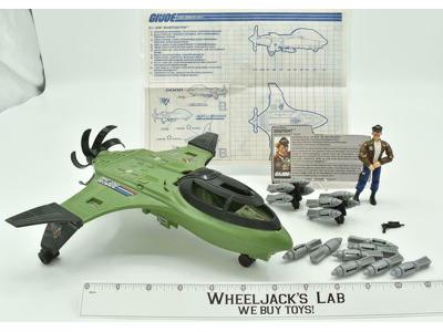 Mudfighter W/ Dogfight Complete 1989 G.I. Joe Vehicle Vintage Action Figure ARAH